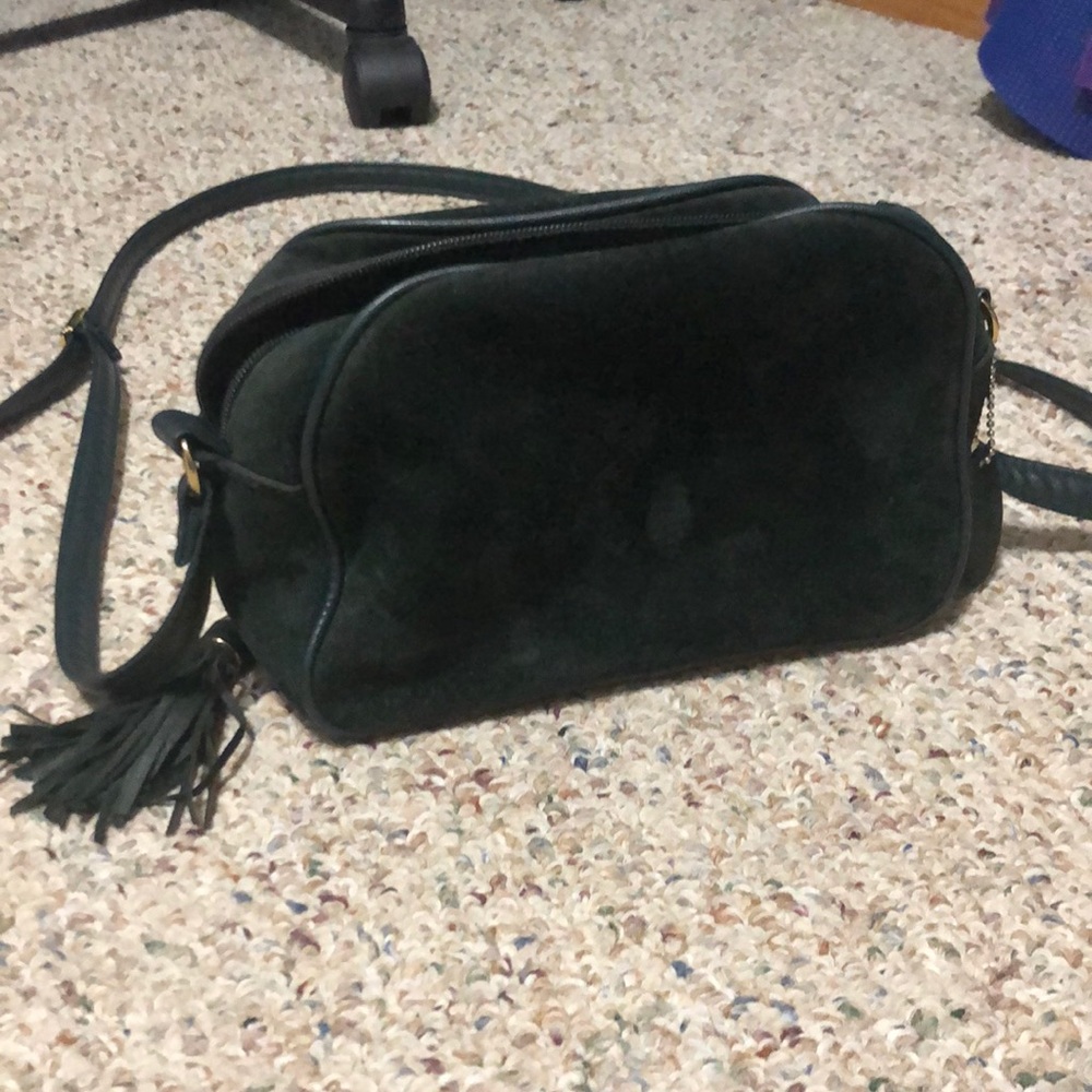 Suede purse